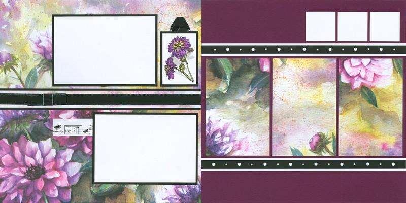 April 2016 Dahlia Page 7 of 9 Layout 9 & 10 3¾x5¾ 3¾x5¾ 12x12 Purple Dahlia Print (LB) 12x12 Purple Plain (RB) 1.25x12 Black Plain (From 1&2) (2).5x12 Black Plains (From 1&2) 2.25x3.