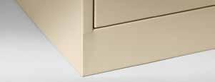*Except C-Thru 3 Three-Point Locking Cabinet Bases use box construction for