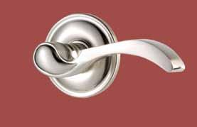 Tubular Trim Available Traditional 903 shown in Satin Nickel Moderne 937 shown in Satin