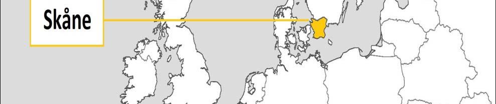 interregional cooperation Skåne is a large
