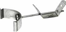 EG 50 04-201-407401 Direct hanger galvanized with integrated rubber shock absorber.