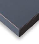13-ply tops are provided on the 3600 series occasional tables and