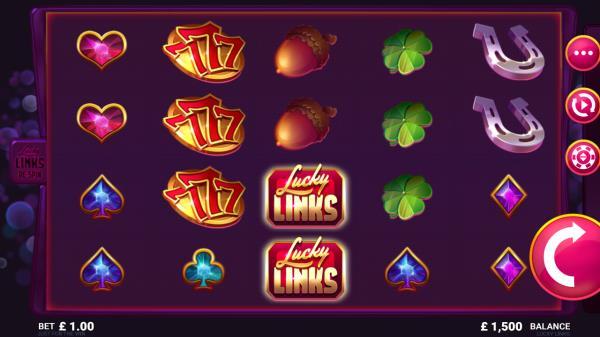 1 INTRODUCTION Lucky Links is a 5 reel 4 row game with 20 lines Win Both Ways, stacked symbols, Linking Reels, Re-spins with locked reels and a massive build-up of excitement.