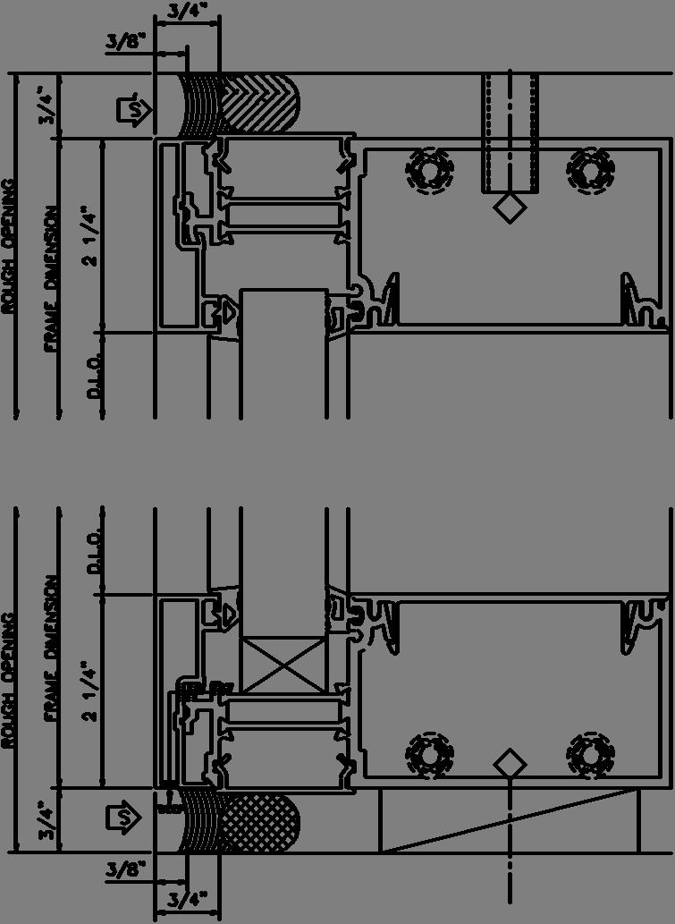 Section III: Typical Anchorage Methods STEP #1 INSTALL FRAME COMPONENTS Refer to the approved shop drawings for job specific conditions, anchor type, anchor bolt sizes, and locations.