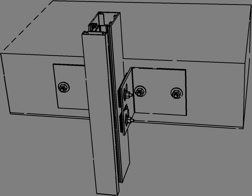 Section III: Typical Anchorage Methods STEP #9 INSTALL FRAME COMPONENTS BOLTED WIND LOAD ANCHORS For installations with multi-spans, follow applicable notes from step 8.