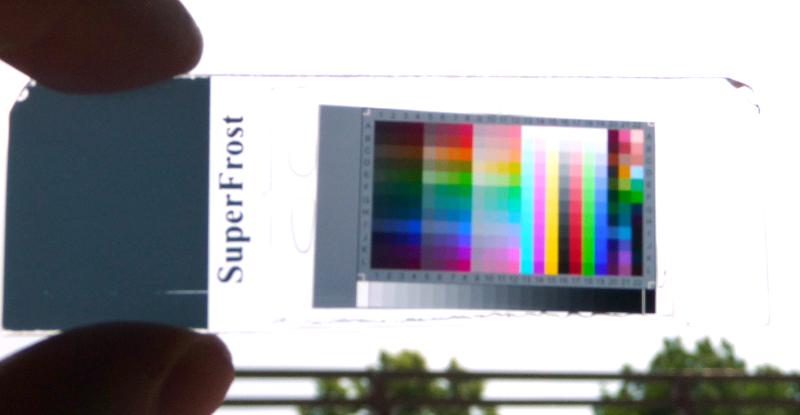 Colour accuracy test method Aims of assessment : - colour fidelity of devices absolute accuracy of colour