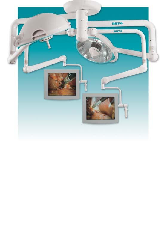 The NUVO OR Suite A Truly Integrated System NUVO s OR Suite combines the Surgical Light with the Surgical Monitor to provide a single integrated system that optimizes your ability to view endoscopic