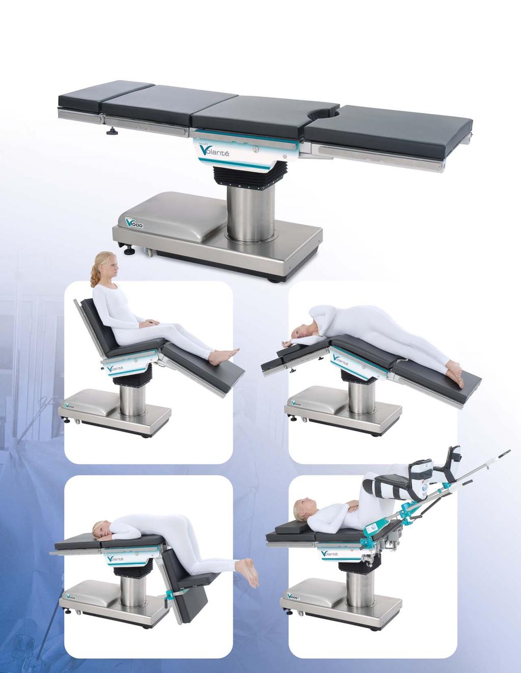 Models V1000T, V1000 & V750 Neurological Seated Position
