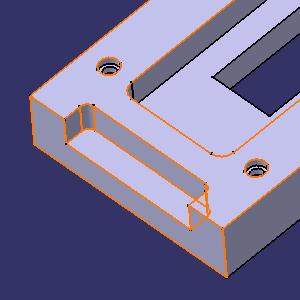 Browse a Prismatic Machining Area This task shows you how to browse prismatic machining areas. 1.
