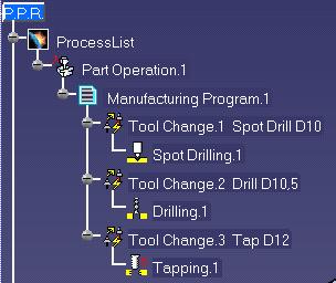 drilling drilling tapping.
