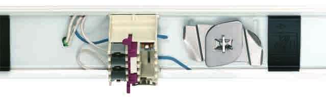 the gear tray Trunking Gear tray PURPLE = 7-core through wiring profile Through