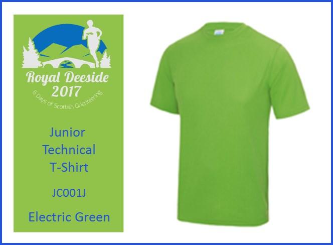 PAGE 13 ROYAL DEESIDE 2017 Five sizes available to order online: 3/4 yrs (XS) 5/6 yrs (S) 7/8 yrs (M) 9/11 yrs (L) Junior Technical Short Sleeve T-Shirt (Crew Neck) JC001J The Just Cool T-Shirt range