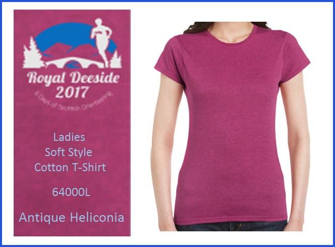 6 DAYS OF SCOTTISH ORIENTEERING PAGE 17 Adult Ladies Cotton Short Sleeve T-Shirt (Crew Neck) 64000L Six sizes available to order online: XS
