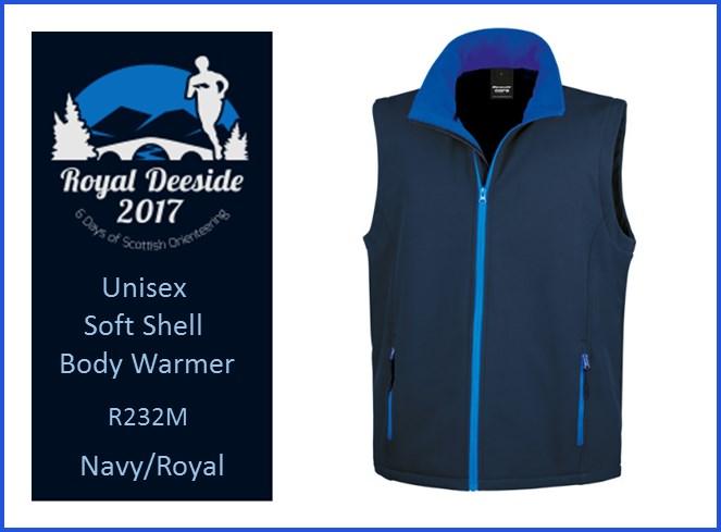 6 DAYS OF SCOTTISH ORIENTEERING PAGE 5 Adult Soft Shell Body Warmer R232M / R232F The Soft Shell Bodywarmer has a slim fashion fit, combining style with practicality.