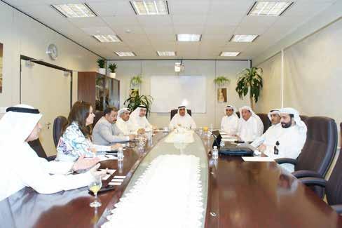 6 Delegation from KOC Visits Kuwait University To enhance efforts to support joint research work In order to enhance efforts to support the joint research work between Kuwait Oil Company and Kuwait