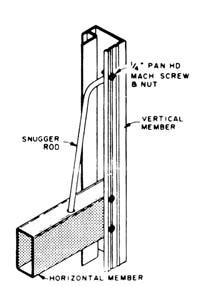 Before installing the second half of the snugger to the face of the door jamb, close the door.