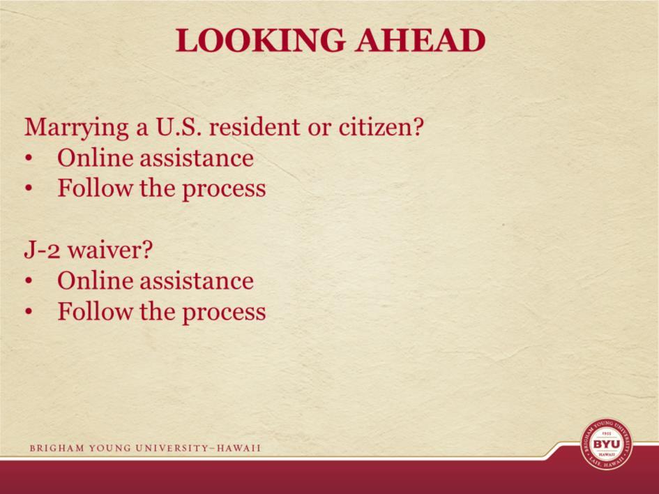 If you are marrying a U.S. resident or citizen ISS can help you find assistance online.