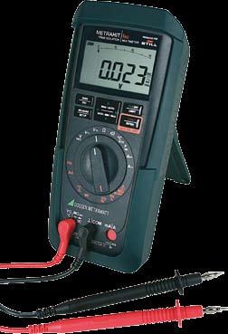 Temperature measuremnt C / F, Pt 100 + 1000 & TC K AC and AC+DC measurements Diode measurement 1 ma @ up to 5,1 V (also blue and white diods) METRAHIT 27EX Milliohmmeter Avionic,