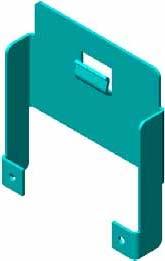 Exercise 3: Sheet Metal from Flat Create this part using the dimensions provided. This is a sheet metal part that is designed in the flat.