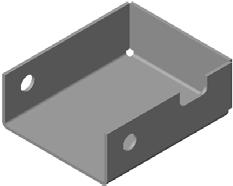 4 Recognize Bends. Use the Insert Bends tool to recognize the bends using a Bend Radius of 1/16.