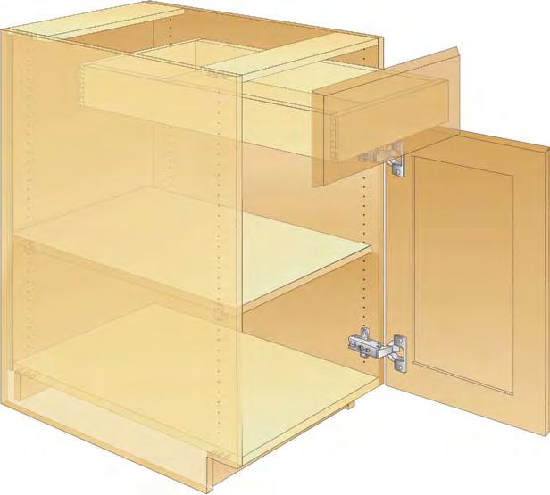 1 2 7 3 8 PERFORMANCE CONSTRUCTION 4 10 4 9 10 11 1 CABINET BOX IS MANUFACTURED WITH ENVIRONMENTALLY-FRIENDLY, 5/8"-THICK, EPP-CERTIFIED ENGINEERED WOOD.