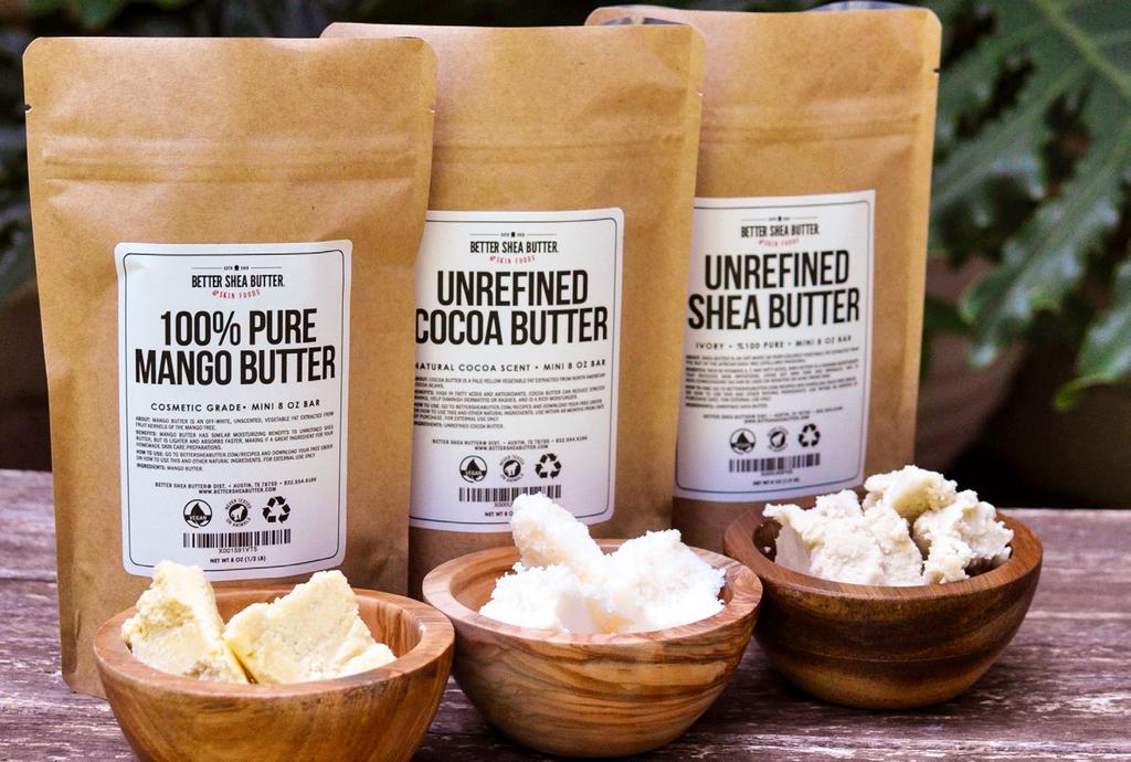 ABOUT BETTER SHEA BUTTER Better Shea Butter & Skin Foods products are all-natural, organic, raw ingredients that allow you to DIY and solve your skin care issues no chemicals, only purity the way