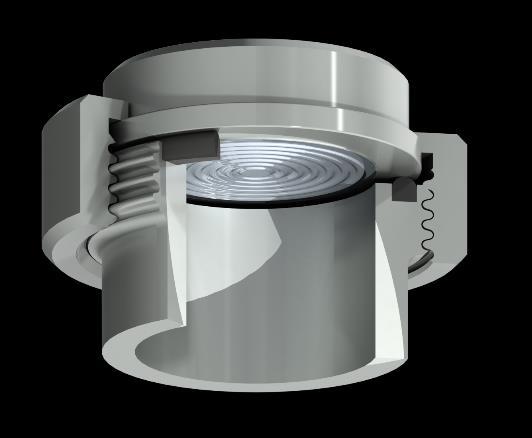 Example performance calculation Whether a diaphragm seal can be used for a specific measurement, depends on the size of the diaphragm. That size is restricted by the size of the diaphragm seal.