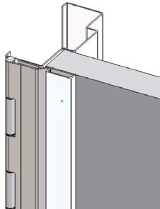 FULL SURFACE - 790-909 - SWING CLEAR - DOOR OF ANY MATERIAL SPECIFICATIONS Material: Finish: : Fasteners: Length Options: Door/Frame Reinforcements: Fire Rating: FEATURES 14-gauge 304 stainless steel