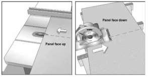Molding. (see illustration 11) 2.4.- Cutting FRP Panel Cut FRP Panels face up with a table saw or face down with a circular saw using a fine-tooth blade.