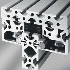 full complement of balls Linear Guide Rail Stable compact guide Fastening to the profile groove