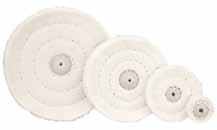 Cotton and Felt Polishing Buffs Made in USA Use 1 and 2 Buffs with A-M78 & A-M89 Mandrels at 20,000 RPM Max Speed.