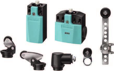 Position switches with plastic and metal enclosures Modular systems The 3SE5 series features a new modular system comprising different sizes of the basic switch and an actuator which must be ordered