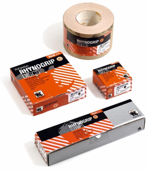 RHYNOGRIP High flexibility Uniformity of scratch pattern High strength resin bond Clog resistant coating Adaptable to curves & contoured surfaces Rapid stock