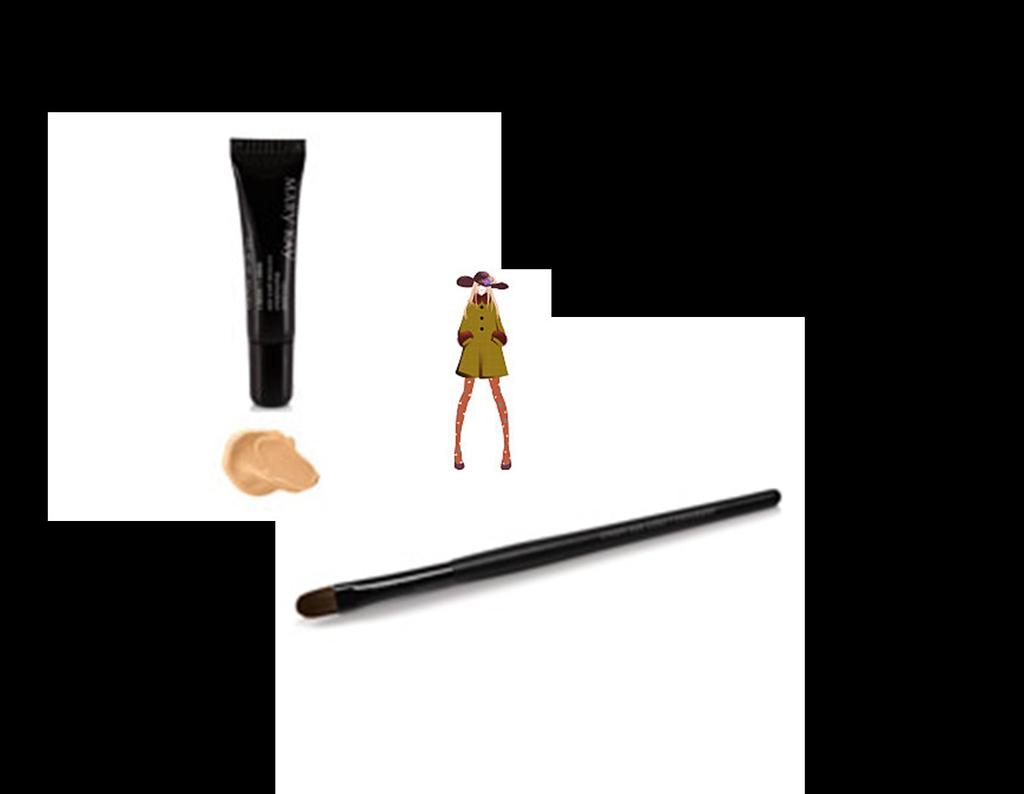 CONCEALER & CONCEALER BRUSH: 1. a little bit goes a really, really long way 2.