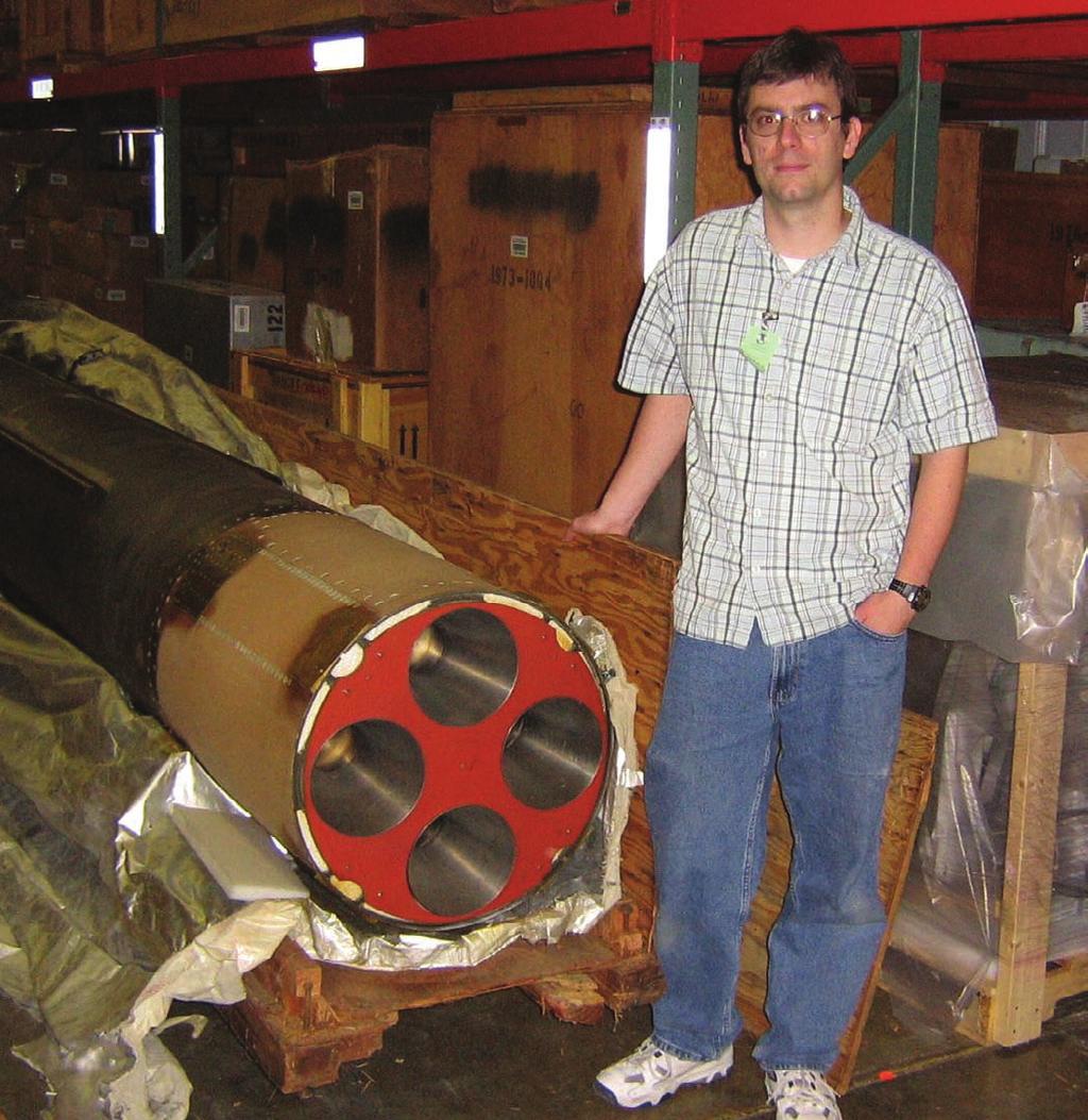 Aside from asking me a few questions about the Aerobee, Frank made the most of his time with us by studying two very early Jet-Assisted Take Off (JATO) rocket motors performing