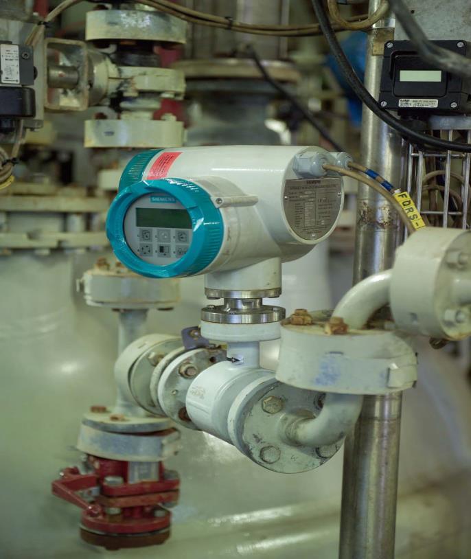 Review of main factors affecting the installed accuracy of electromagnetic meters. 1. Maintaining a completely full flow sensor achieved by correct positioning in the pipe work and avoiding aeration.