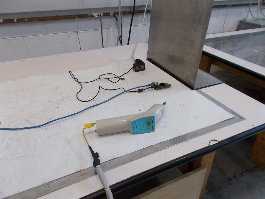 5.5 Immunity to electrostatic discharges 5.5.1 Photo documentation of the test set-up A Coupling plane discharge set-up (C = Contact discharge) C 5.