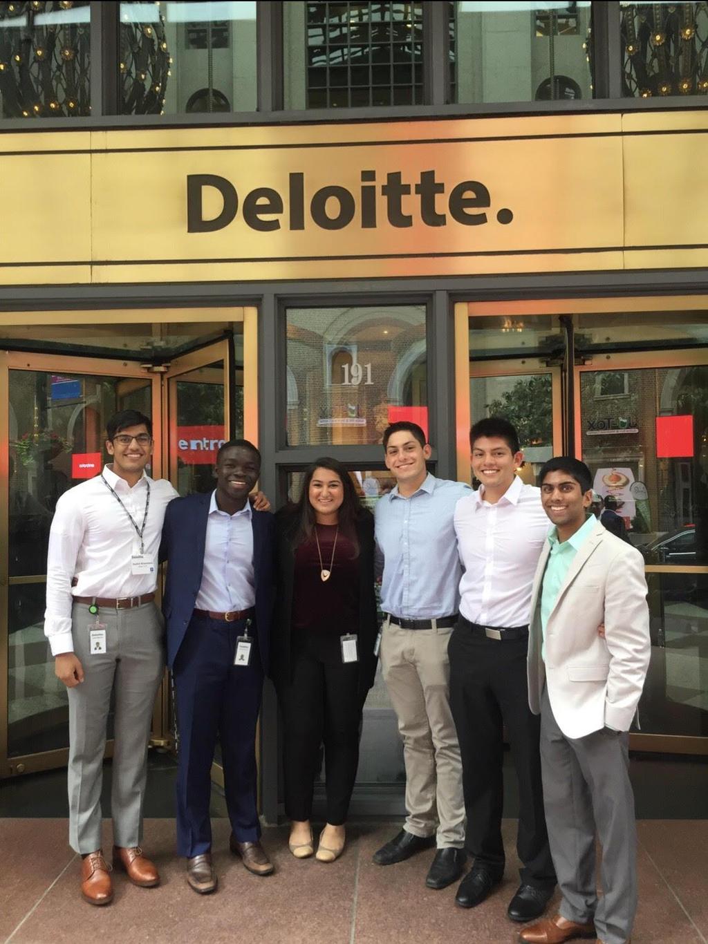 This summer I will be returning to the San Francisco office for Deloitte s sophomore program called the Discover Internship.