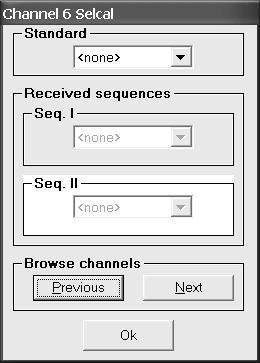 Enter the settings and close the Tx sequence set up.