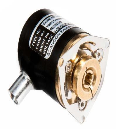 Absolute Encoder: Ø24 mm Hollow Shaft: Ø3 mm to ¼ Inch Singleturn or Multiturn SSI Interface Binary or Gray Code Preset of Zero Position Choice of Counting Direction IP-Rating: IP64 or IP67