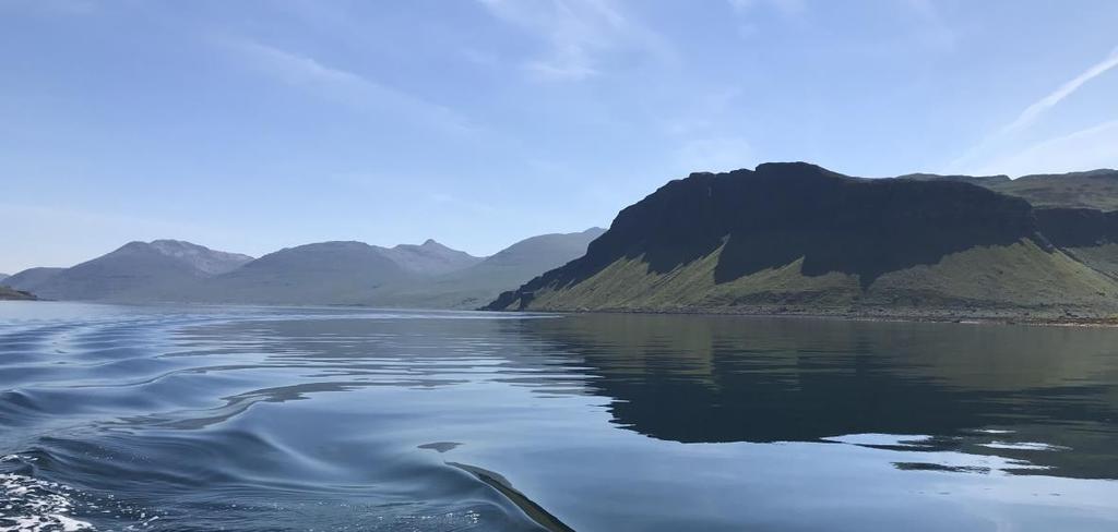 Loch na Keal and surrounds from our boat trip today Lunch was at nearby Eas Fors, were the temperature peaked at 27C!