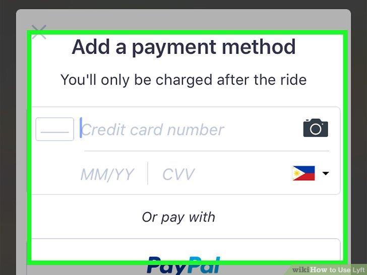Add a Payment Method Click on add credit card Enter the payment