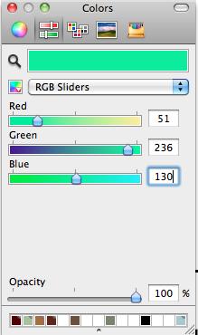 RGB example RED GREEN