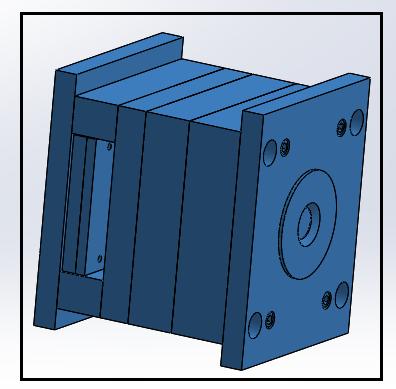 This mould will be in STEP format so make sure that files of type setting in the SolidWorks file open dialogue box is set to All files *.