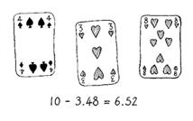 Close Call: An Addition Game Players create numbers as close to 100 as they can, without going over. This requires them to evaluate all possible totals, based on the numbers given.