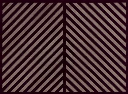 3. Untitled (Black and gray diagonal lines in two directions with