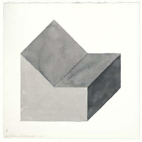Untitled (Pyramid) Pencil and watercolour