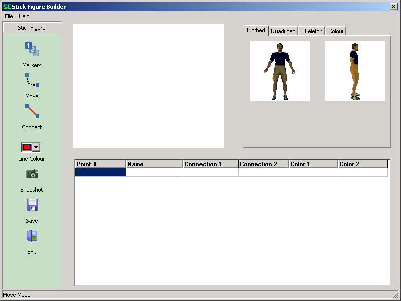 Chapter 2 The Stick Figure Builder Opening the Stick Figure Builder Overview Introduction The Stick Figure Builder screen provides you with the necessary capabilities to create the stick figure that