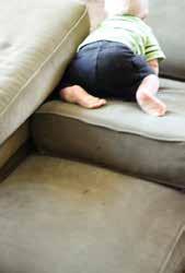 When setting up the cushions be sure to make little ramps and tunnels by overlapping them.