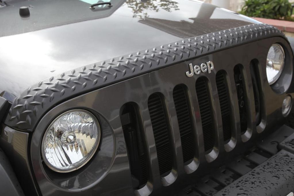 Walk around your Jeep and admire your new body armor, but don t drive it until